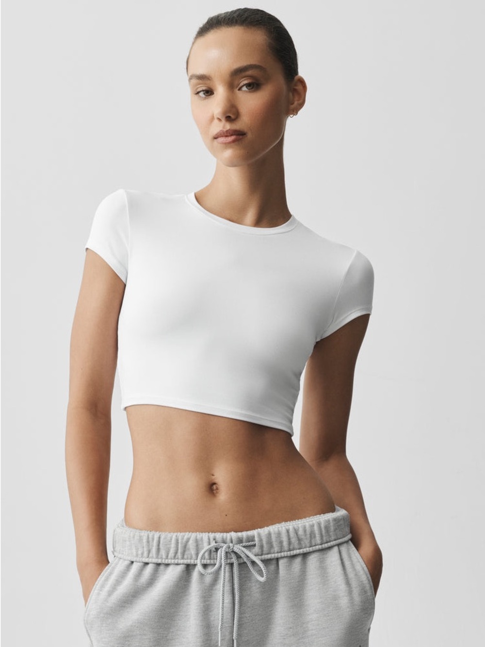 Alosoft Crop Finesse Short Sleeve